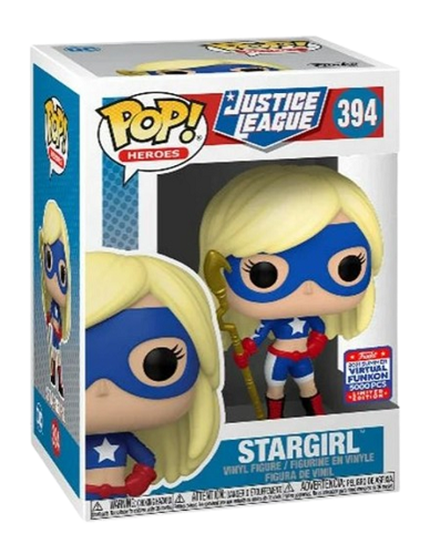 Funko POP! - DC Comics - Justice League - Stargirl n° 394 - Exclusivité Funkon Virtuelle 2021 (5000 exemplaires) - Figurine en vinyle