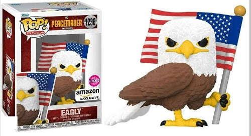 Funko POP! - DC Peacemaker - Eagly 1236 (Flocked) (Amazon Exclusive)