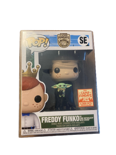 Funko POP! - Freddy Funko - Freddy Funko as Luke Skywalker (/w Grogu) (Camp Fundays 2023) (4000 pieces)