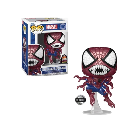 Funko POP! - Marvel – Doppelgänger Spider-Man 961 (Metallic) (exklusiv auf der LA Comic Con)