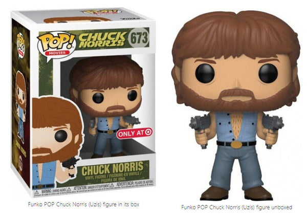 Funko POP! - Movies - Chuck Norris - Chuck Norris (Uzis) 673 (Only at Target) (POP TEES!, size XL)