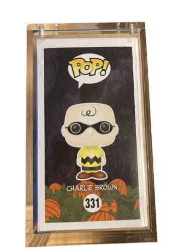 Funko POP! - Peanuts - Charlie Brown (Halloween) n° 331 - Illustration de Mike « Mooch » Lachimia (Signée et certifiée) - Figurine en vinyle