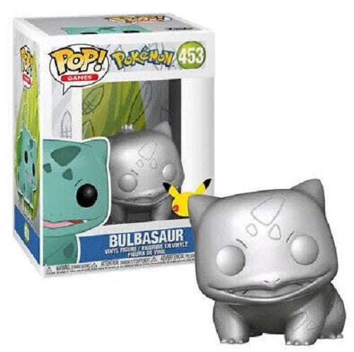 Funko POP! - Pokémon - Bulbasaur 453 (Silbermetallic)