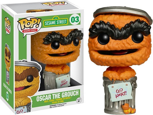 Funko POP! - Fernsehen - Sesamstraße - Oscar the Grouch 03 (orange) (Exklusiv bei Underground Toys)