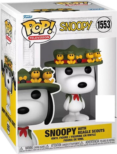 Funko POP! - Television - Snoopy - Snoopy with Beagle Scouts #1553 - San Diego Comic-Con 2024 - Vinyl Figure