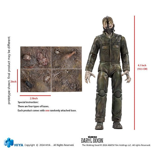 HIYA Toys - Exquisite Mini Series 1/18 - Walking Dead: Daryl Dixon - Dark Eyes Walker - 11 cm Action Figure