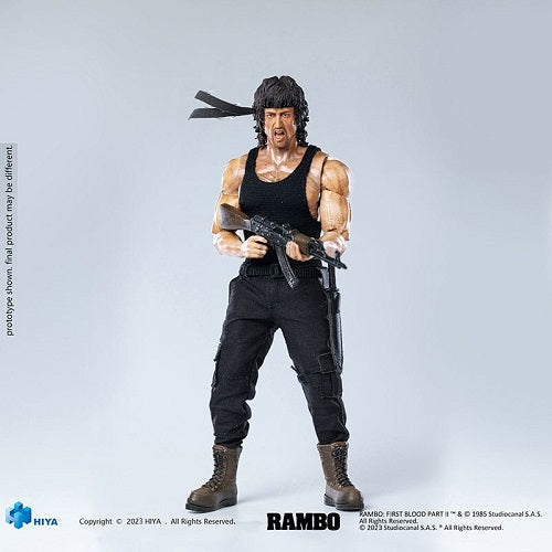 HIYA Toys - Exquisite Super Series 1/12 - Rambo: First Blood - John Rambo - 16 cm Action Figure
