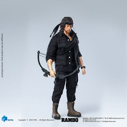HIYA Toys - Exquisite Super Series 1/12 - Rambo: First Blood - John Rambo - 16 cm Action Figure