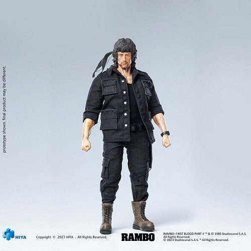 HIYA Toys - Exquisite Super Series 1/12 - Rambo: First Blood - John Rambo - 16 cm Action Figure