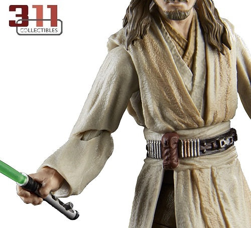 Hasbro - Black Series - Star Wars - Force Awakens 2015–2018 - Qui-Gon Jinn #40 (Loose Figure) - 6” Action Figure