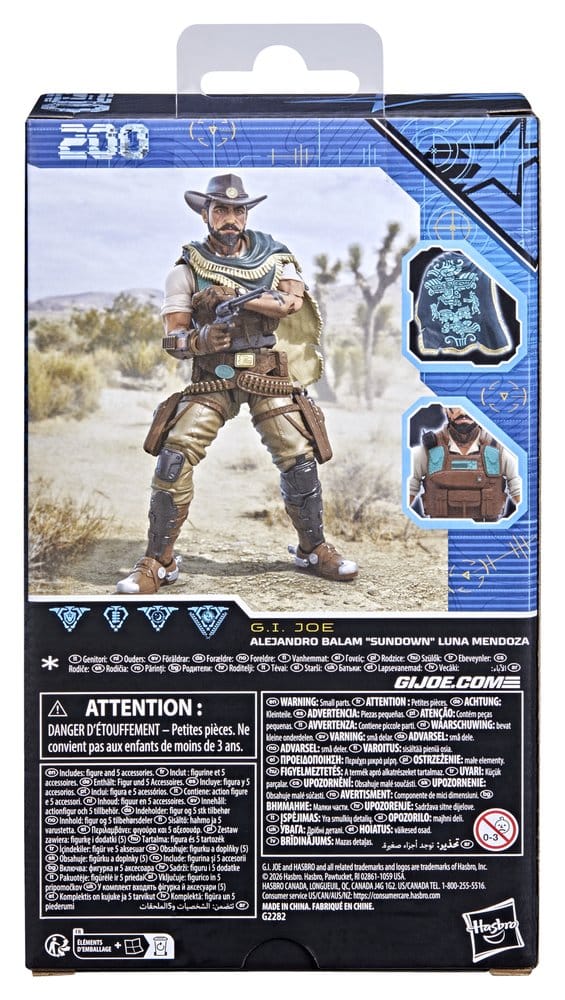 Hasbro - G.I. Joe - Classified Series - Alejandro Balam "Sundown" Luna Mendoza #200 - 6” Action Figure