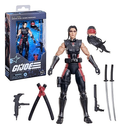 Hasbro - G.I. Joe - Classified Series - Snake Eyes (Dawn Moreno) #197 - 6” Action Figure