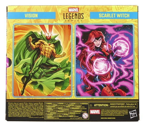 Hasbro - Marvel Legends - Avengers: The Crossing - Vision & Scarlet Witch (Exclusive, 2-Pack) - 6” Action Figures