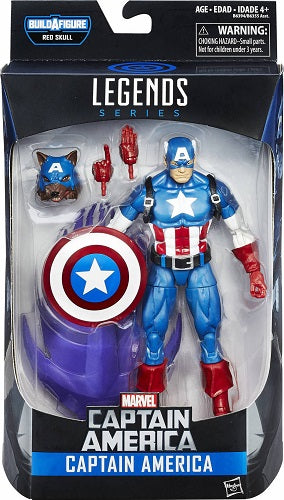 Hasbro - Marvel Legends - Captain America - Captain America (Red Skull Wave) (Cap Wolf head)