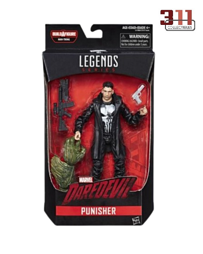 Hasbro - Marvel Legends - Daredevil - Punisherl (Man-Thing BAF Wave) - 6” Action Figure