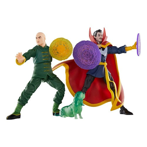 Hasbro - Marvel Legends - Doctor Strange - Doctor Strange, Wong et Bats (lot de 3) - Figurine articulée de 15 cm