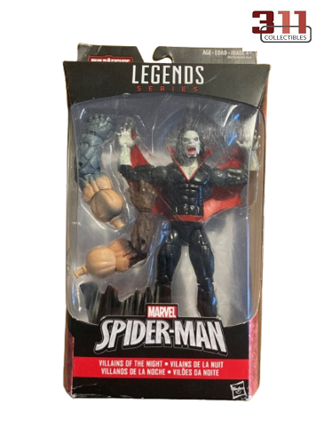 Hasbro - Marvel Legends - Spider-Man - Morbius - (Absorbing Man BAF Wave) - 6” Action Figure