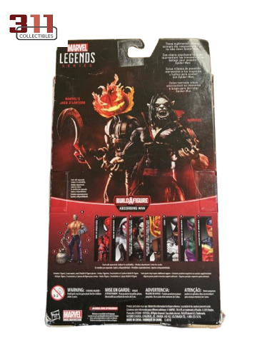 Hasbro - Marvel Legends - Spider-Man - Morbius - (Absorbing Man BAF Wave) - 6” Action Figure