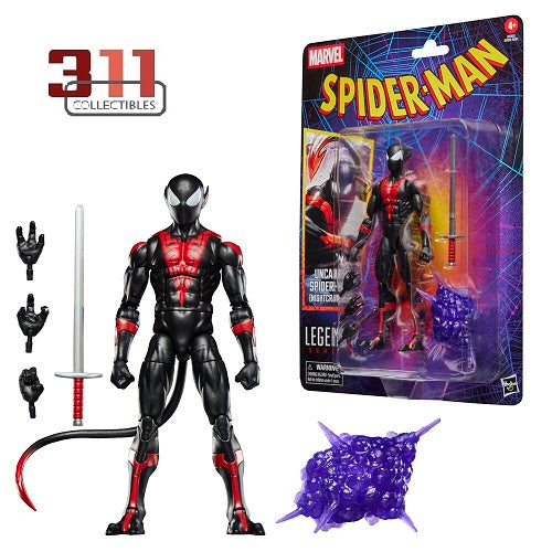 Hasbro - Marvel Legends - Retro Collection - Spider-Man - Uncanny Spider-Man Nightcrawler - 6” Action Figure