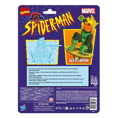 Hasbro – Marvel Legends – Retro-Kollektion – Spider-Man, die Zeichentrickserie – Jack O'Lantern