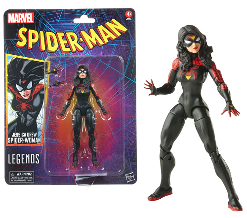 Hasbro - Marvel Legends - Retro Collection -  Spider-man - Jessica Drew Spider-Woman