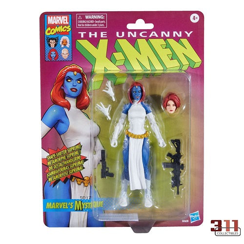 Hasbro - Marvel Legends - Retro Collection - The Uncanny X-Men - Mystique - 6” Action Figure
