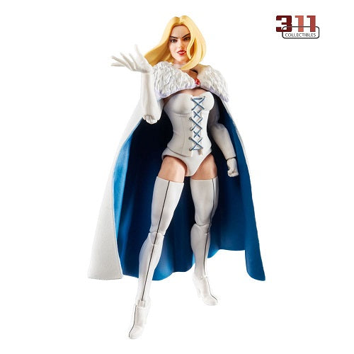 Hasbro - Marvel Legends - Collection Rétro - X-Men '97 - Emma Frost - Figurine articulée de 15 cm