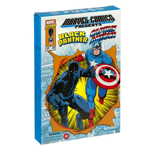 Hasbro - Marvel Legends -  Retro Collection 3.75 - Black Panther and Captain America (2-Pack)