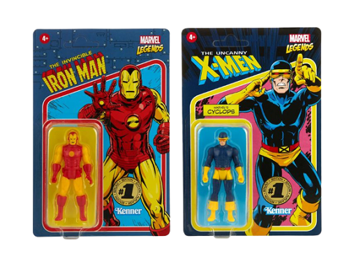 Hasbro - Marvel Legends -  Retro Collection 3.75 - Iron man and Cyclopse (2-Pack)