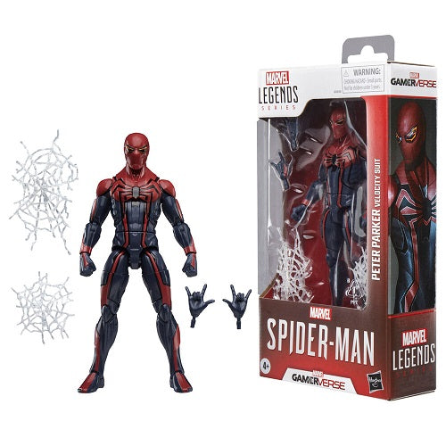 Hasbro - Marvel Legends - Spider-Man 2 (Gamerverse) - Peter Parker (Velocity Suit) - 6” Action Figure