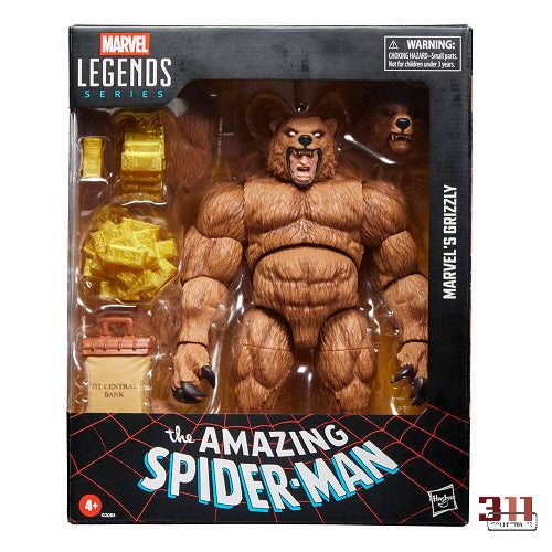 Hasbro - Marvel Legends - The Amazing Spider-Man - Marvel's Grizzly (15cm, Deluxe) - 6" Action Figure