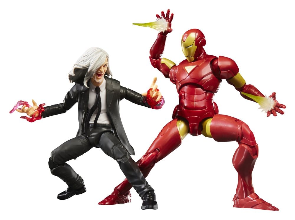 Hasbro – Marvel Legends – The Invincible Iron Man – Iron Man (Extremis) & Marvel’s Mandarin – 2er-Pack – 15 cm Action-Figuren