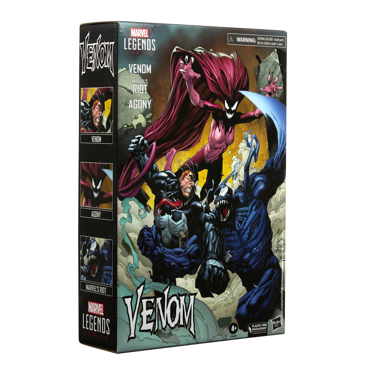 Hasbro - Marvel Legends - Venom - Venom, Agony & Riot (Exclusive, 3-Pack Deluxe Box) - 6” Action Figures