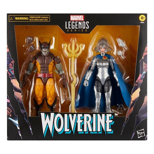 Hasbro - Marvel Legends - Wolverine 50th Anniversary - Brood Wolverine &amp; Lilandra Neramani (2-Pack)