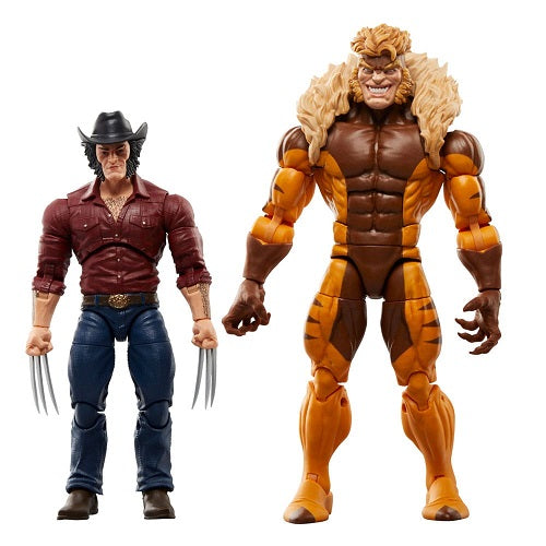 Hasbro - Marvel Legends - Wolverine 50th Anniversary - Logan & Sabretooth (2-Pack)