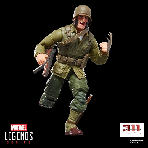 Hasbro - Marvel Legends - Wolverine (WWII Logan) (Executioner BAF Wave) - 6" Action Figure