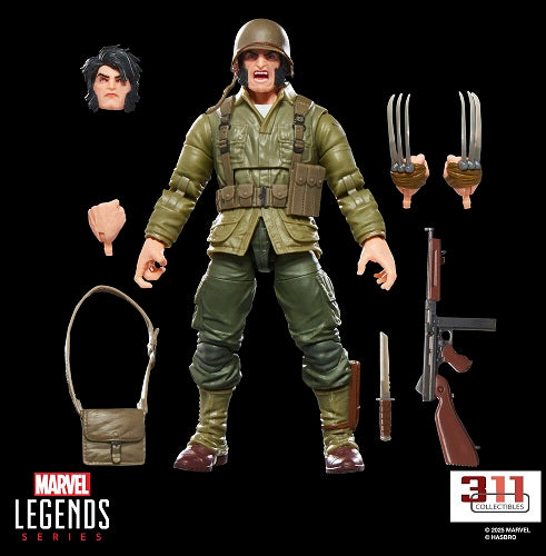 Hasbro - Marvel Legends - Wolverine (WWII Logan) (Executioner BAF Wave) - 6" Action Figure