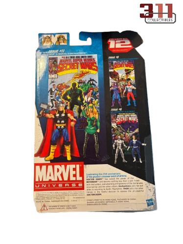 Hasbro - Marvel Universe - Comic Pack - Secret Wars: 25th Anniversary - Thor and Enchantress (#11 of 12) - 3.75” Action Figure