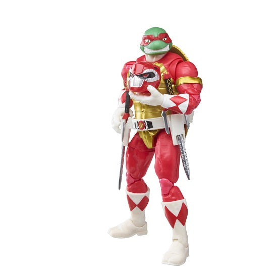 Hasbro - Power Rangers x Teenage Mutant Ninja Turtles - Lightning Collection - Foot Soldier Tommy & Morphed Raphael (Losse figuur, zonder verpakking) - 6″ Action Figure 2-Pack