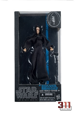 Hasbro - Star Wars - Black Series - Blue Line Wave - Emperor Palpatine #11 - 6” Action Figure (DMG)