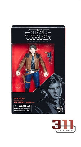 Hasbro - Star Wars - Black Series - Force Awakens 2015-2018 - Han Solo (Solo) #62 - 6” Action Figure