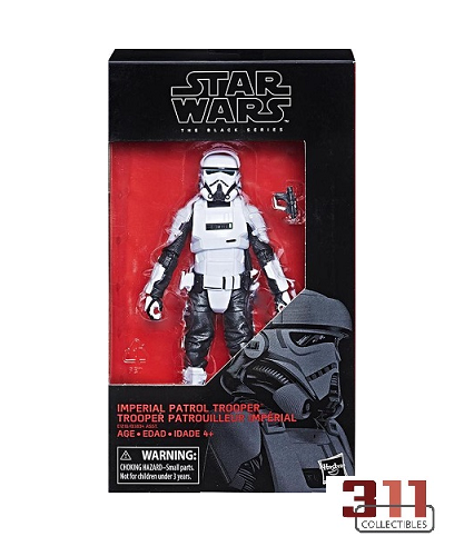 Hasbro - Star Wars - Black Series - Force Awakens 2015-2018 - Imperial Patrol Trooper #72 - 6” Action Figure