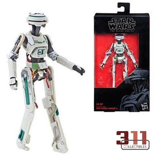 Hasbro - Star Wars - Black Series - Force Awakens 2015-2018 - L3-37 #73 - 6” Action Figure