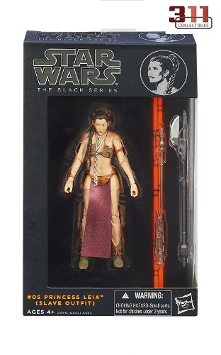 Hasbro - Star Wars - Black Series - Orange Line Wave - Princess Leia (Slave Outfit) #05 - 6” Action Figure