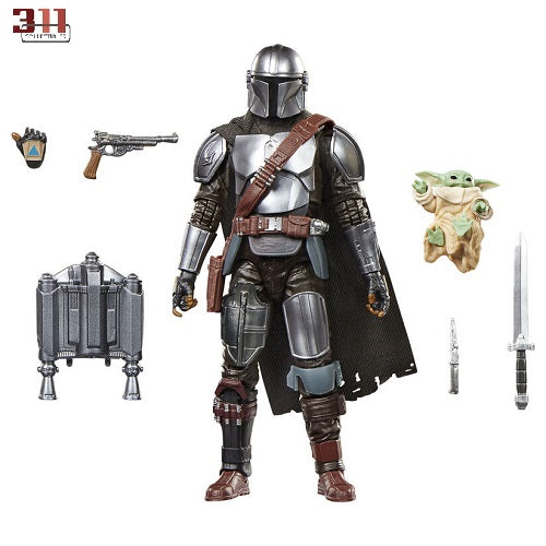 Hasbro - Star Wars - Black Series - The Mandalorian & Grogu - The Mandalorian & Grogu (M01, Deluxe) - 6” Action Figure