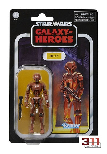 Hasbro - Star Wars - La Collection Vintage - Galaxie des Héros - Jedi Revan et HK-47 - Pack de 2 figurines - 9,5 cm