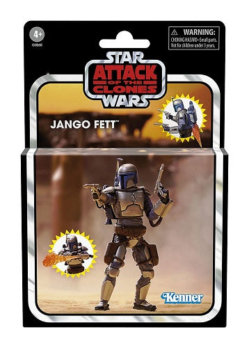 Hasbro – Star Wars – Vintage-Kollektion – Angriff der Klonkrieger – Jango Fett (Deluxe)