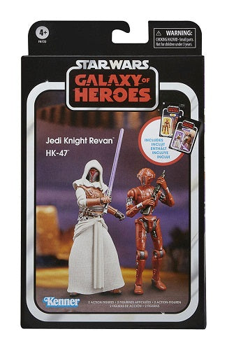 Hasbro - Star Wars - Vintage Collection - Galaxy of Heroes - 2er-Pack Jedi-Ritter Revan (VC306) &amp; HK-47 (VC305) (Deluxe)