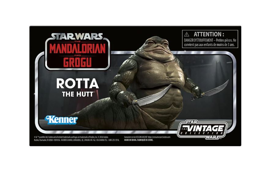Hasbro - Star Wars: The Vintage Collection - The Mandalorian and Grogu - Rotta the Hutt (Deluxe) - 3.75” Action Figure