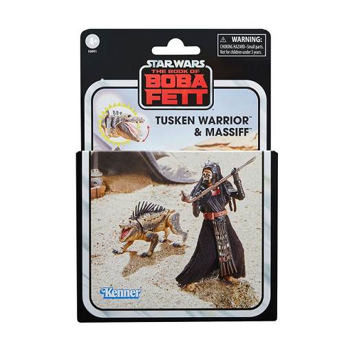 Hasbro - Star Wars - Vintage Collection - The Book of Boba Fett - Tusken Warrior & Massiff (Deluxe)